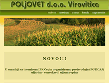 Tablet Screenshot of poljovet.hr